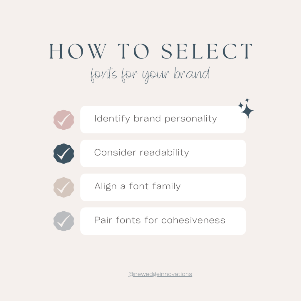how to make font selections for your website you'll love